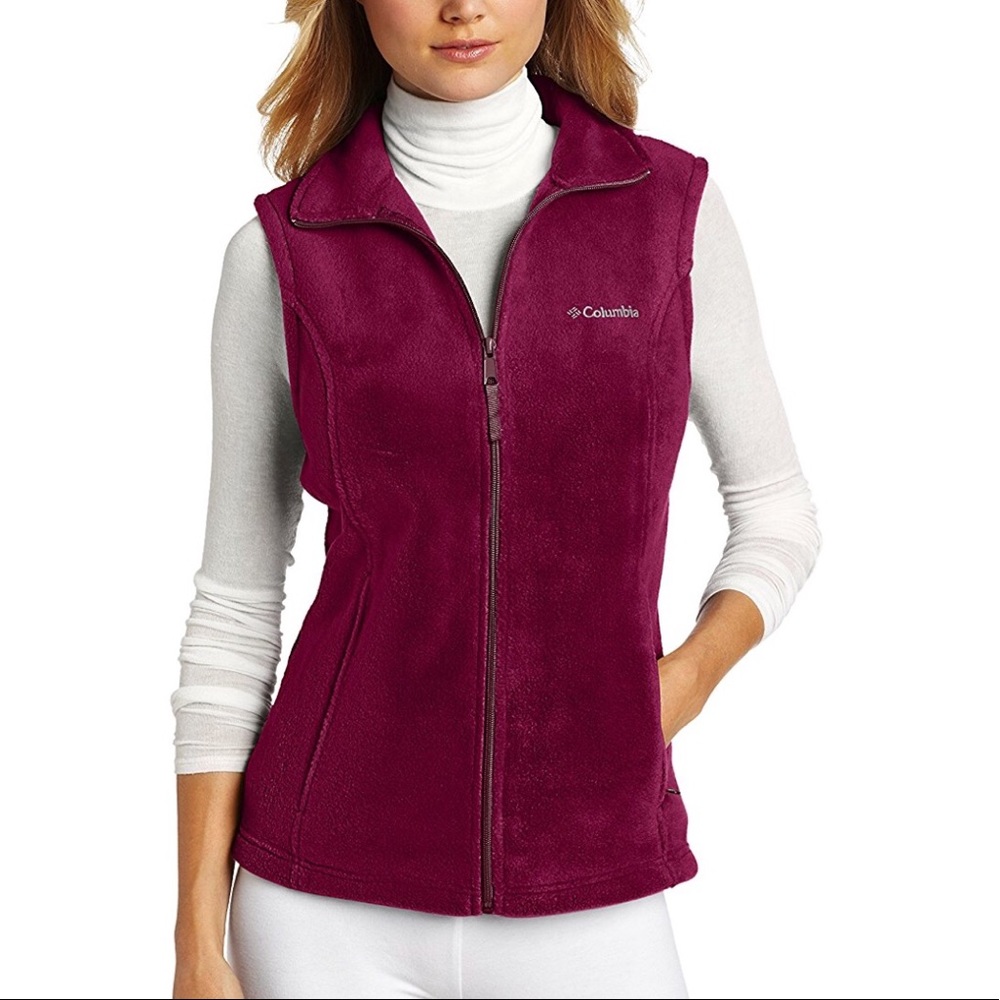 NEW Columbia Raspberry Benton Springs Vest